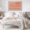 Singapore Skyline Art Print for Bedroom - Dark