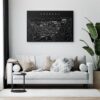 Spokane Washington Canvas Art Print Lifestyle