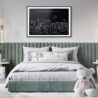 Oklahoma City Skyline Art Print for Bedroom - Dark