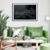 Seville Plaza De Espana Art Print for Living Room - Dark