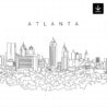 Atlanta Skyline SVG - Download
