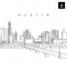 Austin Skyline SVG - Download