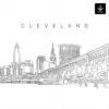 Cleveland Skyline SVG - Download