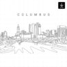 Columbus Skyline SVG - Download