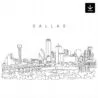 Dallas Skyline SVG - Download