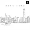 Hong Kong Skyline SVG - Download