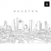 Houston Skyline SVG - Download