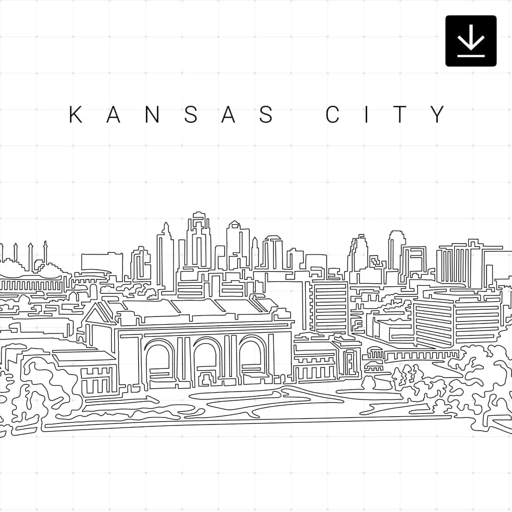 Kansas City Skyline SVG - Download