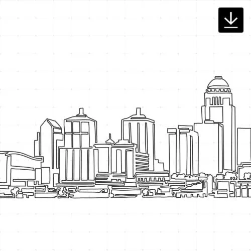 Louisville Skyline SVG - Download