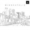 Minneapolis Skyline SVG - Download