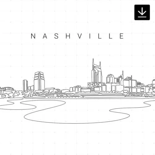 Nashville Skyline SVG - Download
