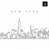 New York City Skyline SVG - Download
