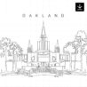 Oakland California Temple SVG - Download