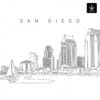 San Diego Skyline SVG - Download
