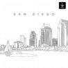 San Diego Skyline SVG - Download