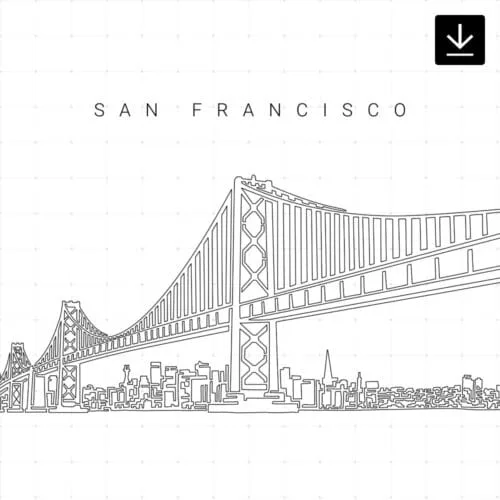 San Francisco Skyline SVG - Download