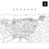 Spokane WA Skyline SVG - Download