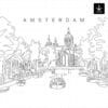 Amsterdam Skyline SVG - Download