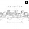 Arlington Skyline SVG - Download