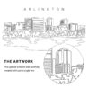 Arlington Vector Art - Single Line Art Detail