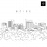 Boise Idaho Skyline SVG - Download