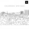 Colorado Springs Skyline SVG - Download