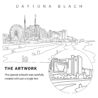Daytona Beach Vector Art - Single Line Art Detail