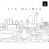 Des Moines Skyline SVG - Download