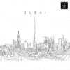 Dubai Skyline SVG - Download