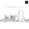 Jacksonville Skyline SVG - Download