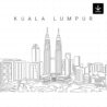 Kuala Lumpur Skyline SVG - Download