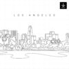 Los Angeles Skyline SVG - Download