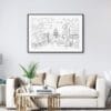 Madison WI Art Print for Living Room