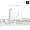 Madrid Skyline SVG - Download