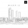 Madrid Skyline SVG - Download