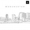 Manchester Skyline SVG - Download