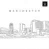 Manchester Skyline SVG - Download