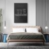 Marina Bay Sands Canvas Art Print for Bedroom - Portrait - Dark
