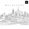 Melbourne Skyline SVG - Download