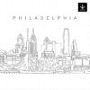 Philadelphia Skyline SVG - Download