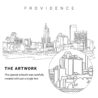 Providence Vector Art - Single Line Art Detail