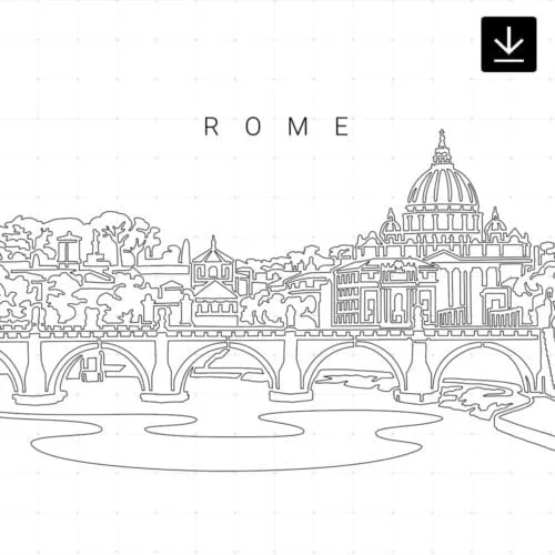 Rome St Peters Basilica SVG - Download