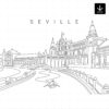 Seville Plaza De Espana SVG - Download
