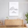 Sydney Opera House Canvas Art Print for Hallway - Portrait