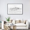 Tempe AZ Art Print for Living Room