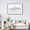 Tempe AZ Art Print for Living Room