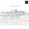 Tempe AZ Skyline SVG - Download