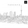 Toronto Harbour Skyline SVG - Download