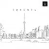 Toronto Skyline SVG - Download