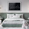 Boston Charles River Esplanade Art Print for Bedroom - Dark